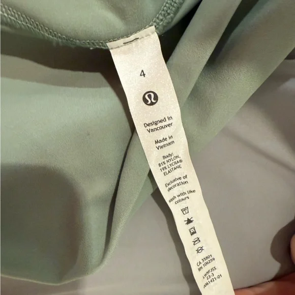 Lululemon Athletica Sage Green Leggings - Picture 3 of 3